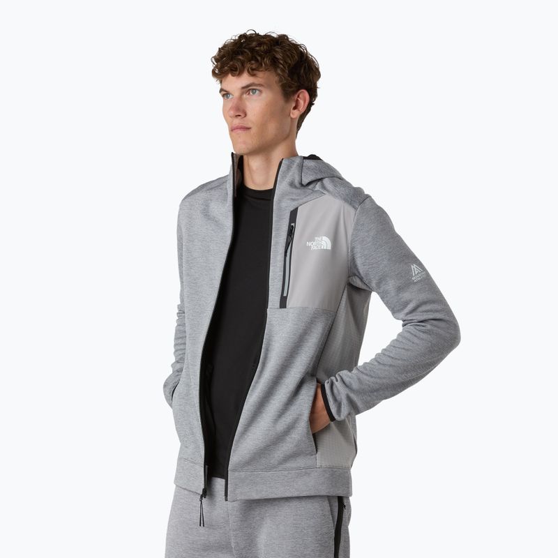 Hoodie Sweatshirt Herren The North Face Mountain Athletics Fleece Full Zip pale grey/heather/m 4