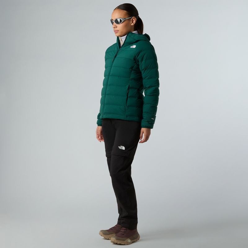 Daunenjacke Damen The North Face Abseil Stretch Down Hoodie hunter green 2