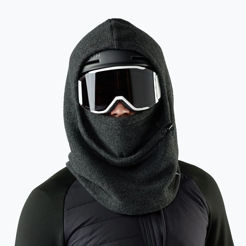 Sturmhaube für Damen Smartwool Second Cut Fleece Hood charcoal 3