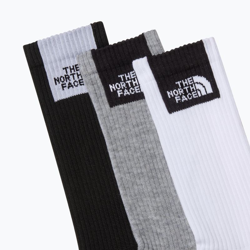 Socken The North Face Multi Sport Fine Box Cush Crew 3 Paar white/black 2