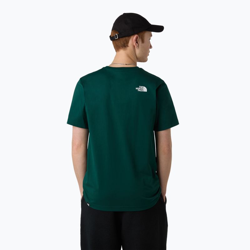 Herren-T-Shirt The North Face Simple Dome jägergrün 3