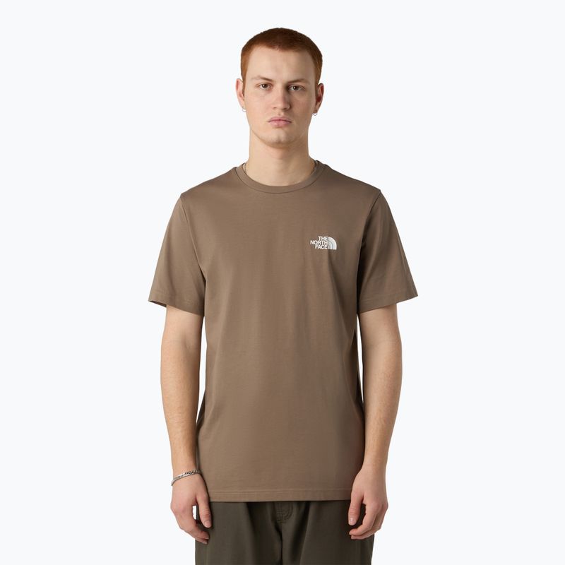 Shirt Herren The North Face Simple Dome mocha brown