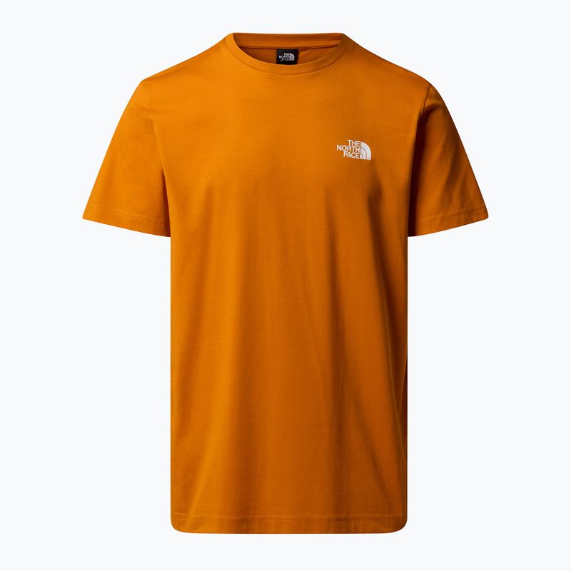 Herren-T-Shirt The North Face Simple Dome agate orange 4