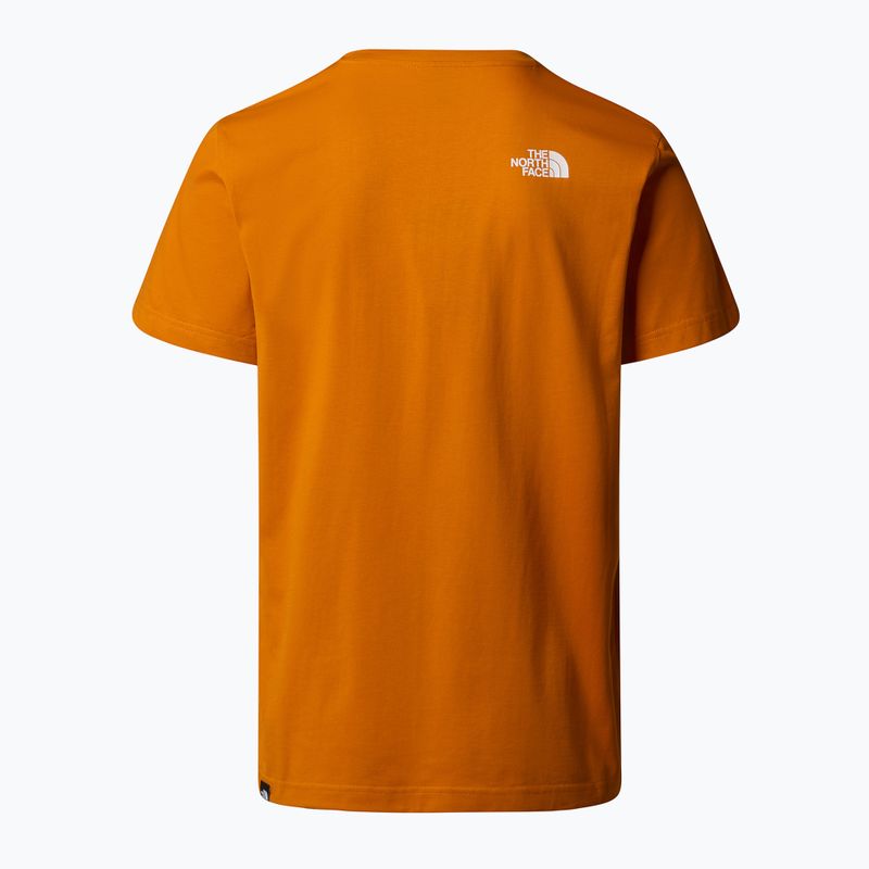 Herren-T-Shirt The North Face Simple Dome agate orange 5
