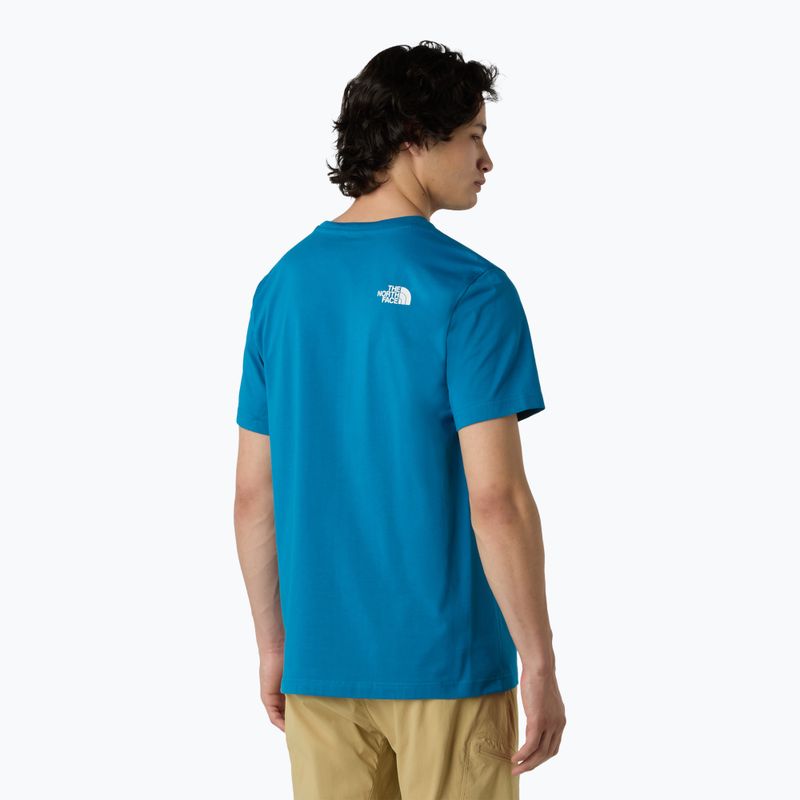Herren The North Face Simple Dome T-shirt dusk blau 3