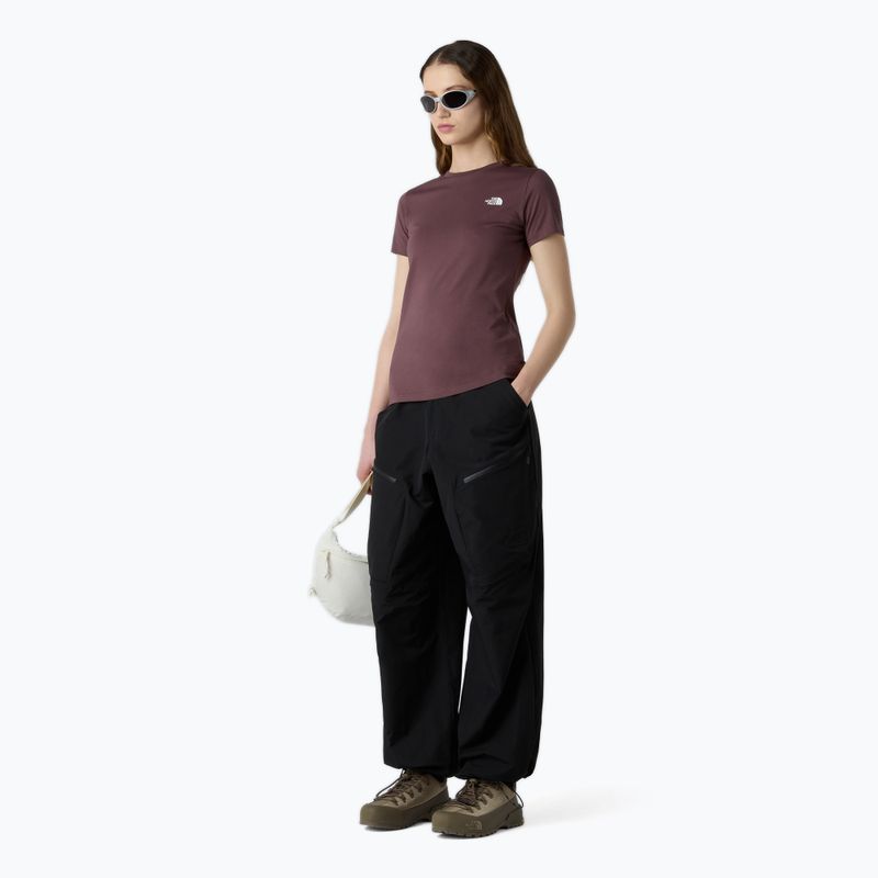 The North Face Simple Dome Slim Frauen T-Shirt tawny Quarz 2