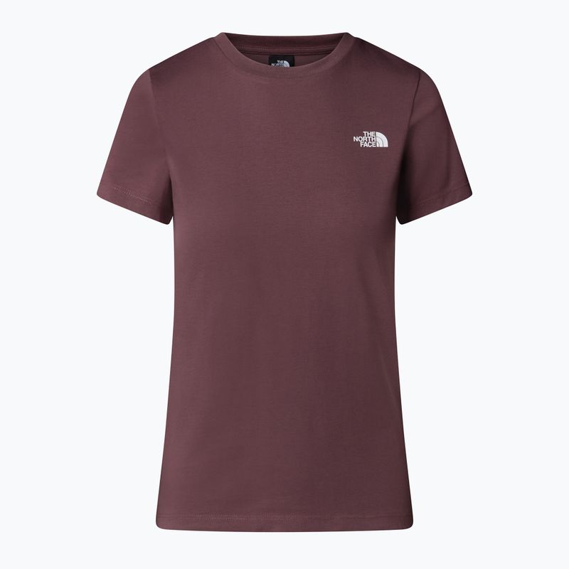 The North Face Simple Dome Slim Frauen T-Shirt tawny Quarz 4