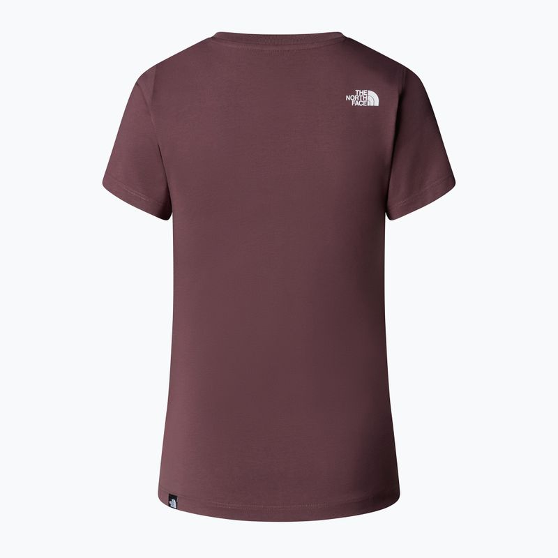 The North Face Simple Dome Slim Frauen T-Shirt tawny Quarz 5