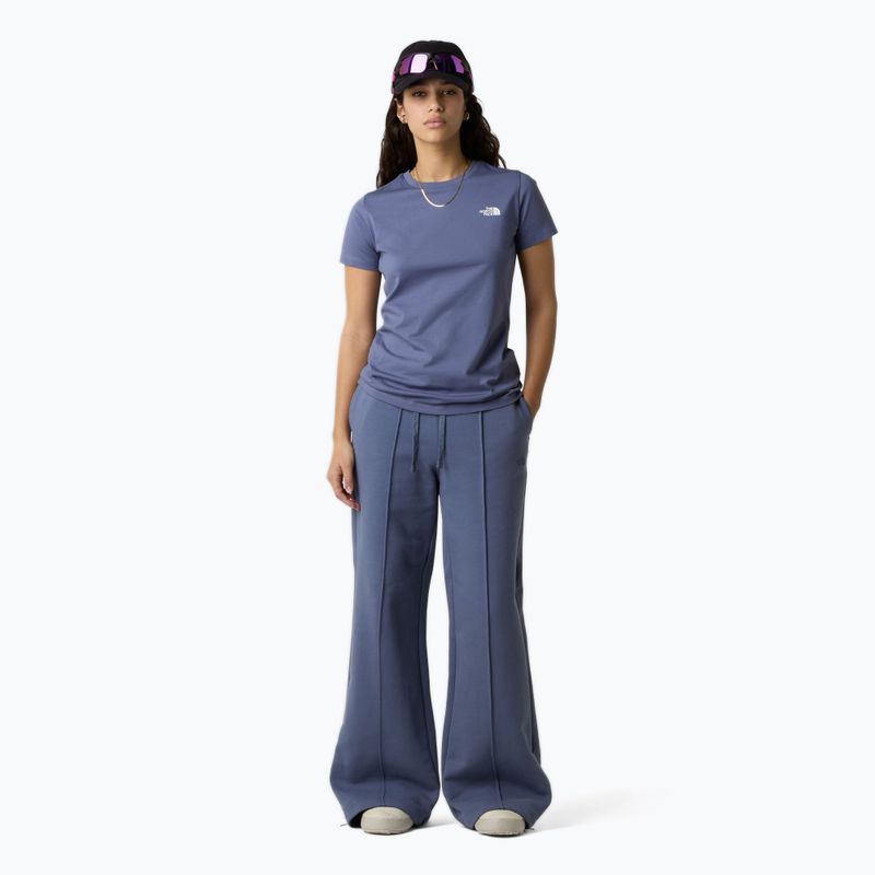 Frauen-T-Shirt The North Face Simple Dome Slim blau eclipse 2