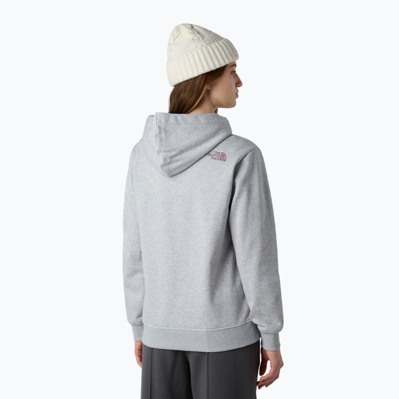Hoodie Sweatshirt Damen The North Face Drew Peak Pullover Hoodie lightgreyheather/tawnyquartz 3