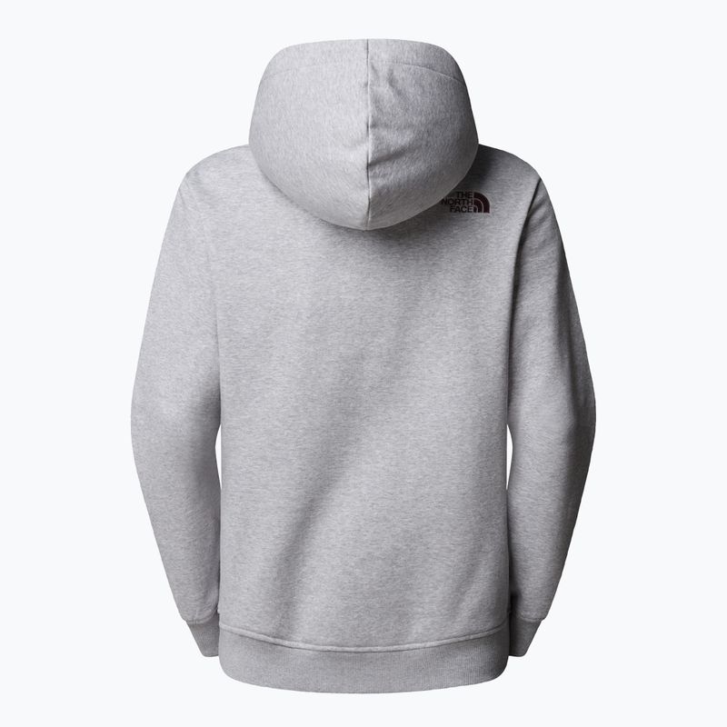 Hoodie Sweatshirt Damen The North Face Drew Peak Pullover Hoodie lightgreyheather/tawnyquartz 5
