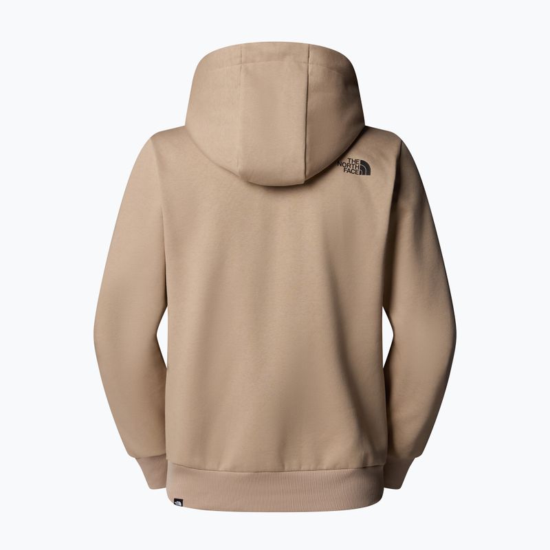 Herren Sweatshirt The North Face Fine Hoodie pilzgrau 2