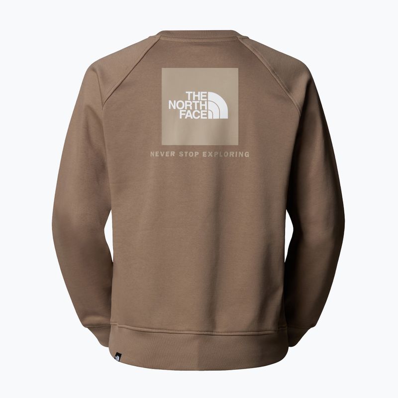 Hoodie Sweatshirt Herren The North Face Raglan Box Nse Crew mocha brown/mushroom gr 2