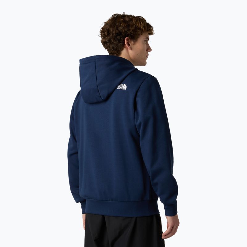 Herrenpullover The North Face Simple Dome Full Zip Hoodie summit navy 3