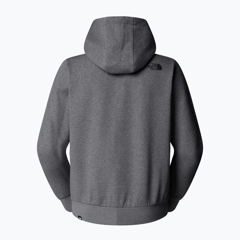 Herren Sweatshirt The North Face Easy Hoodie mittel grau heather 5