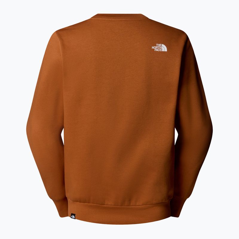 Hoodie Sweatshirt Herren The North Face Easy Crew burnt umber 5