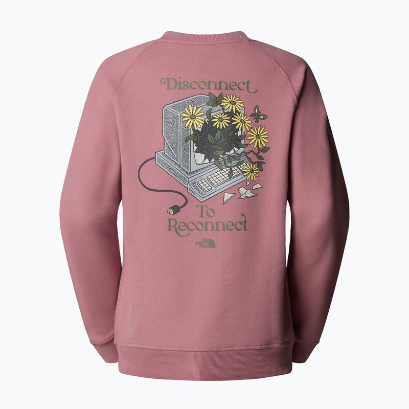 Damenpullover The North Face Connect Relaxed Crew Graphic Nostalgia Rose 5