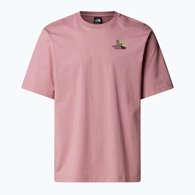 Herren-T-Shirt The North Face Flower Dome Relaxed Grafik Nostalgie Rose