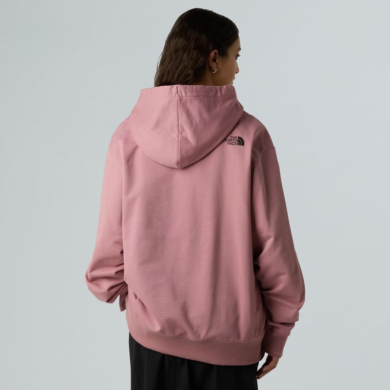 Hoodie Sweatshirt Herren The North Face Flower Dome Relaxed Hooded GPH nostalgia rose 5