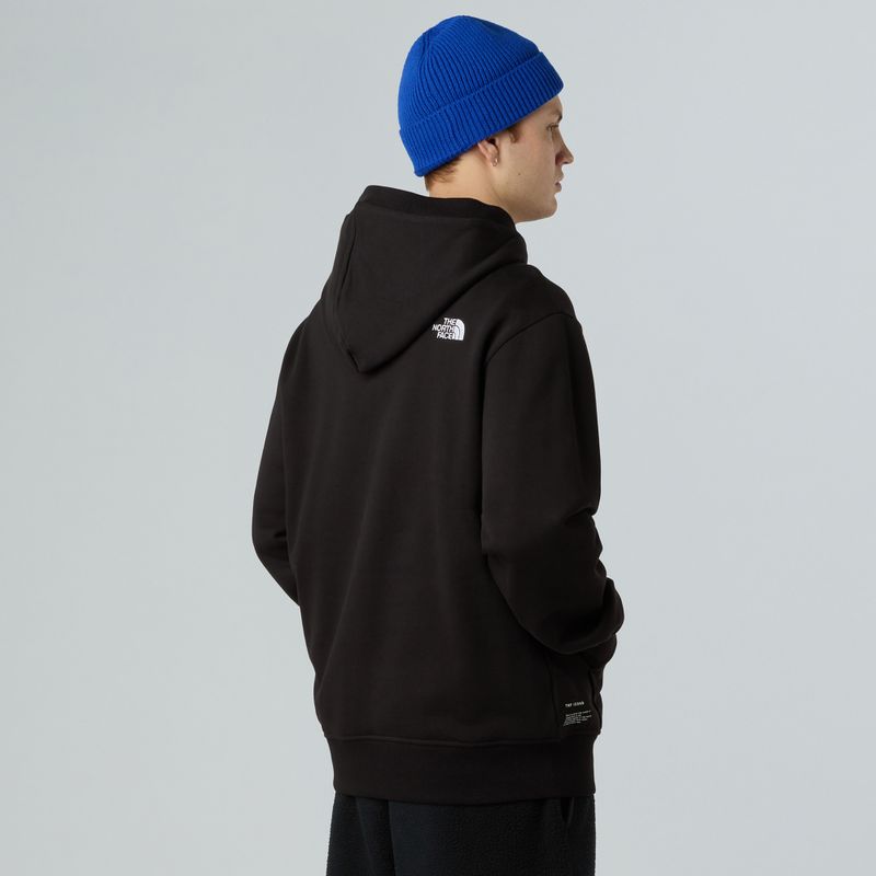 Hoodie Sweatshirt Herren The North Face Icon Relaxed Hooded black 3