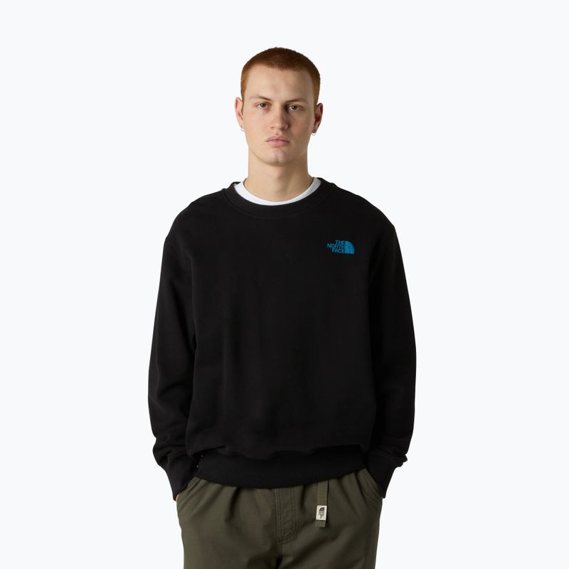 Hoodie Sweatshirt Herren The North Face NSE Slopes Relaxed Crew GRA black