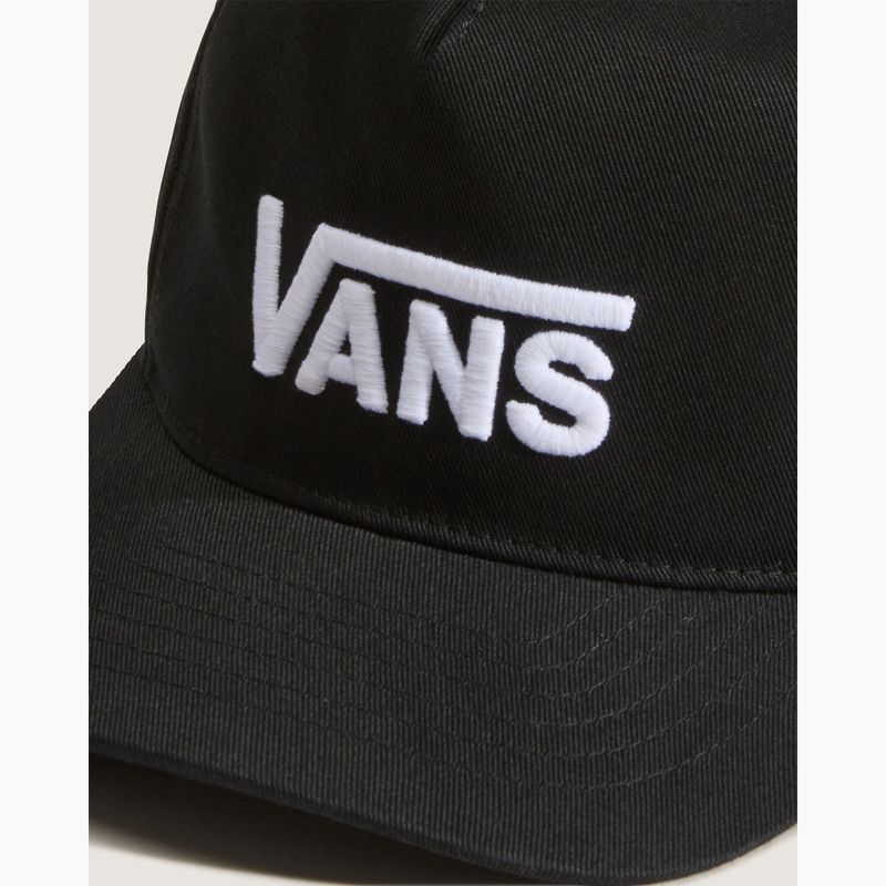 Kinder-Baseballkappe Vans Drop V Logo Snapback black 3