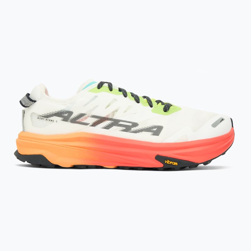 Altra Mont Blanc Carbon Herren Laufschuhe weiß/orange 2