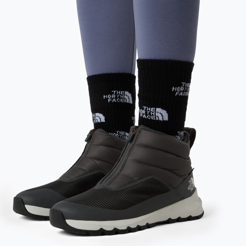 Damen-Winterstiefel The North Face Thermoball Progressive Zip II Wp anthrazitgrau/weißes Asch 6