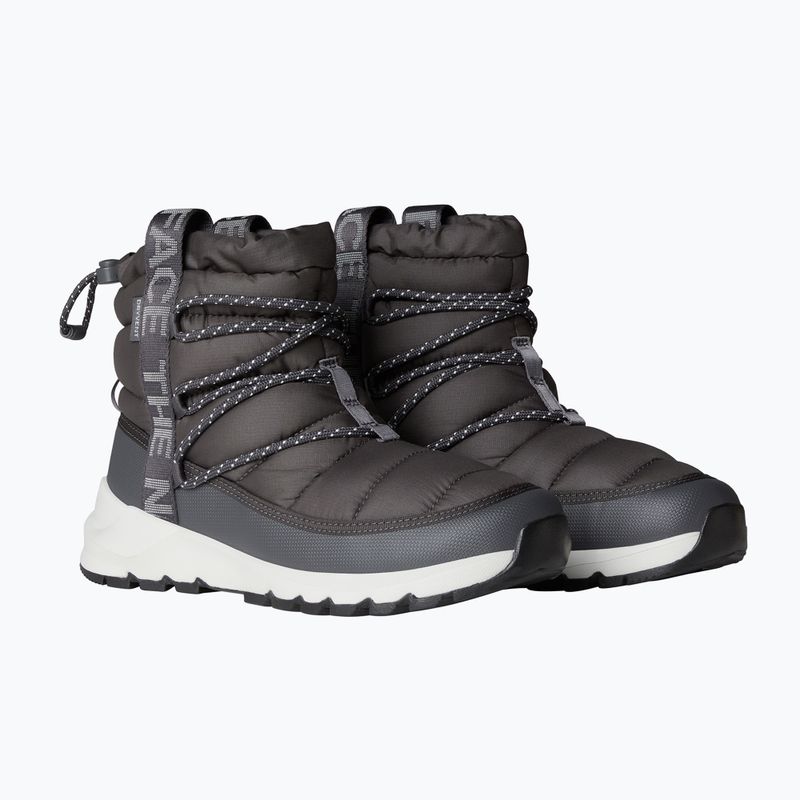 Damen Schneestiefel The North Face Thermoball Lace Up WP anthracite grey/white ash 2