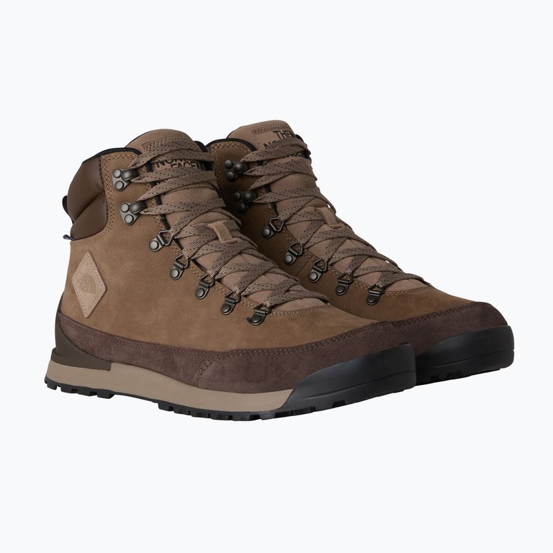 Herren Schuhe The North Face Back To Berkeley IV Leather WP demitasse braun/granat 9