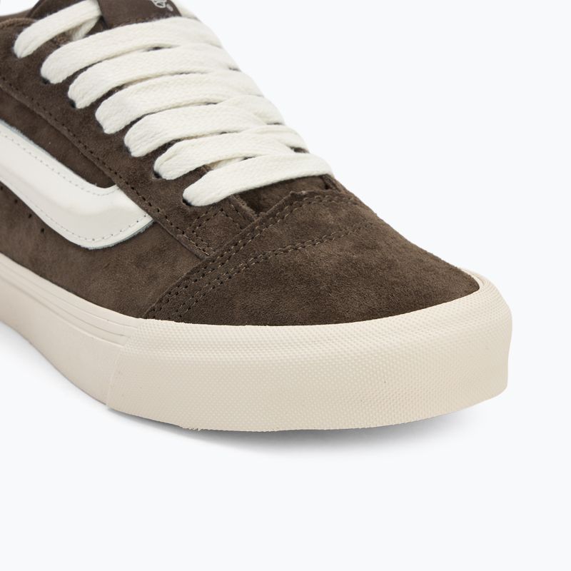 Vans Knu Skool Schwein Wildleder Kohle braun Schuhe 7