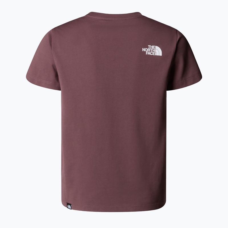 Kinder-T-Shirt The North Face Simple Dome tawny quartz 2