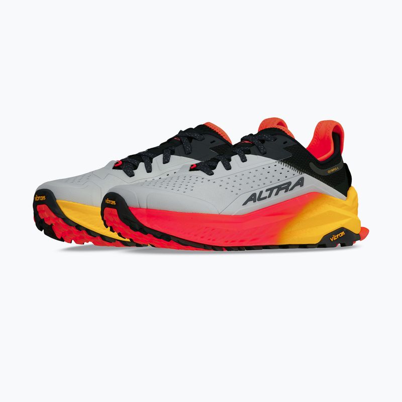 Herren Altra Olympus 6 Laufschuhe grau/rot 3