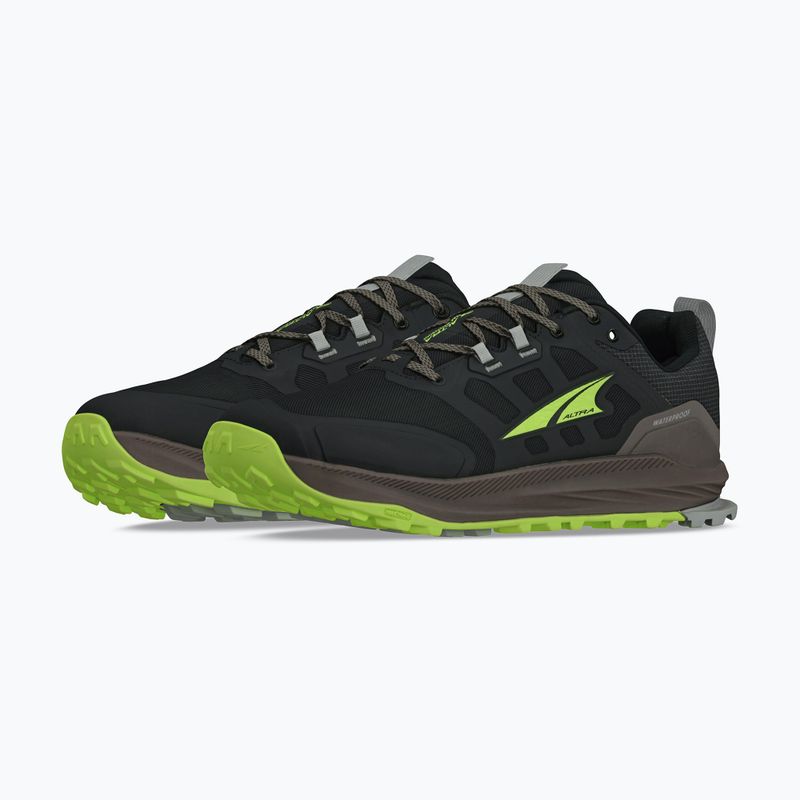 Herren Altra Lone Peak 9 Wasserdicht Low lime/schwarz Schuhe 10