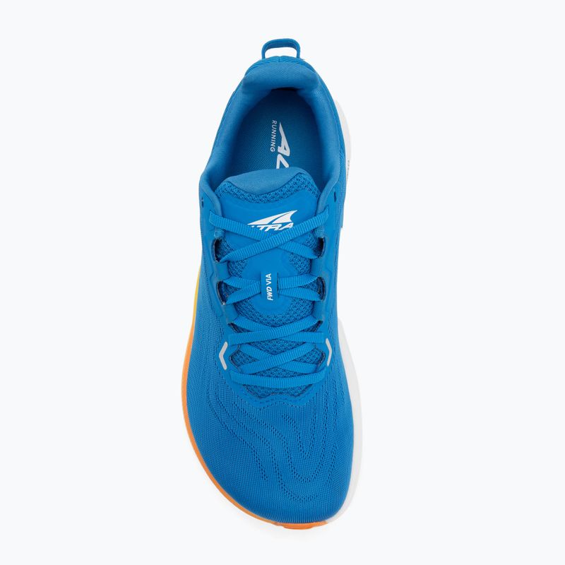 Altra FWD VIA Herren Laufschuhe blau/gelb 5