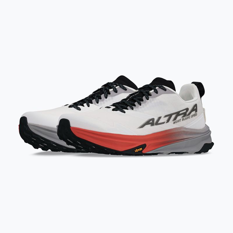 Altra Mont Blanc Speed Herren Laufschuhe weiß/koralle 10