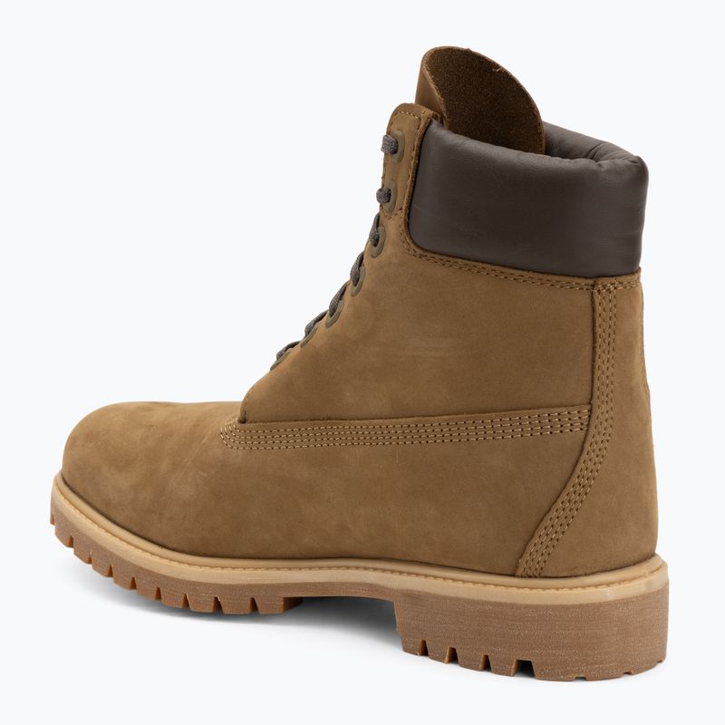 Herrenschuhe Timberland Premium 6 Inch Lace Up Waterproof olive nubuck/dark brown 3