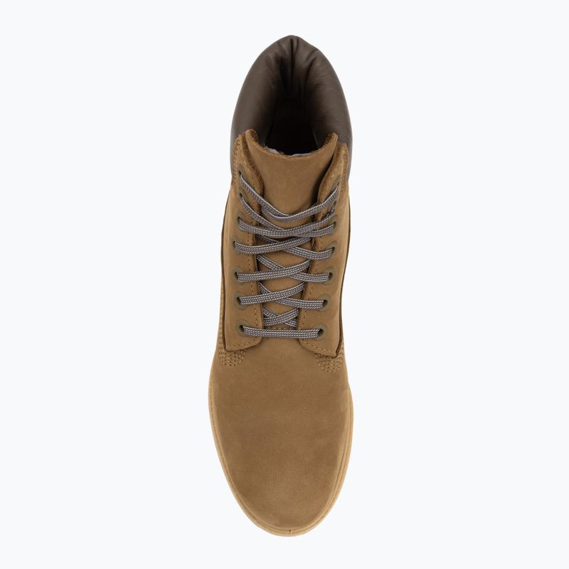 Herrenschuhe Timberland Premium 6 Inch Lace Up Waterproof olive nubuck/dark brown 5
