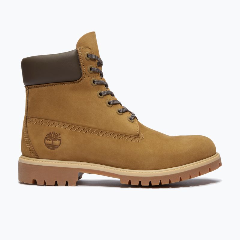 Herrenschuhe Timberland Premium 6 Inch Lace Up Waterproof olive nubuck/dark brown 8