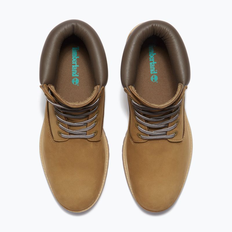 Herrenschuhe Timberland Premium 6 Inch Lace Up Waterproof olive nubuck/dark brown 11