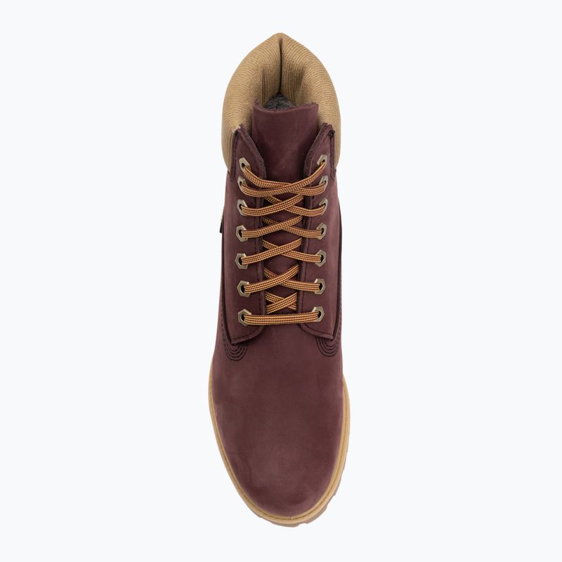 Herrenschuhe Timberland Premium 6 Inch Lace Up Waterproof burgundy olive 5