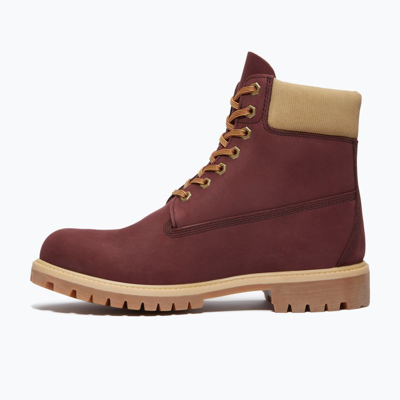 Herrenschuhe Timberland Premium 6 Inch Lace Up Waterproof burgundy olive 2