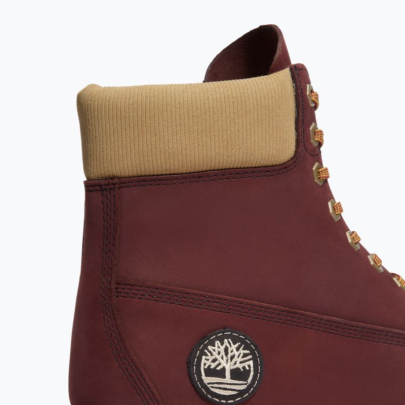Herrenschuhe Timberland Premium 6 Inch Lace Up Waterproof burgundy olive 8