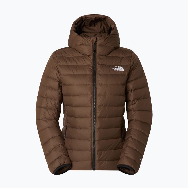 Daunenjacke Damen The North Face Down Hooded smokey brown 5