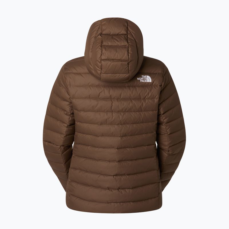 Daunenjacke Damen The North Face Down Hooded smokey brown 6