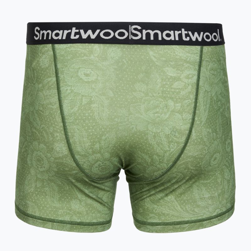 Funktions-Boxershorts Herren Smartwool Merino Print Boxer Brief Boxed frn rstc flrl 2