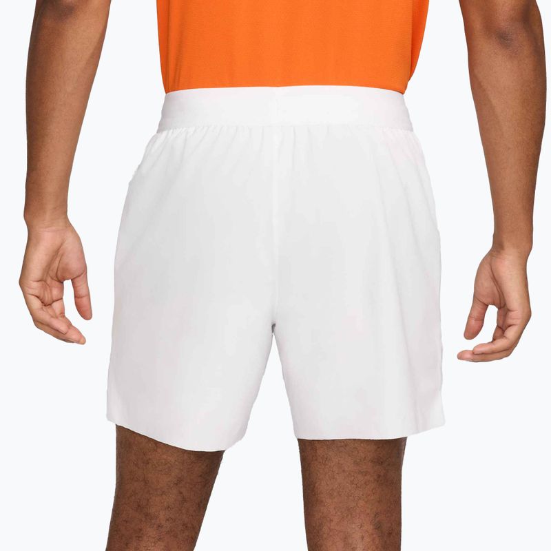 Herren-Tennisshorts Nike Court Dri-Fit Advantage 6" white/black 3
