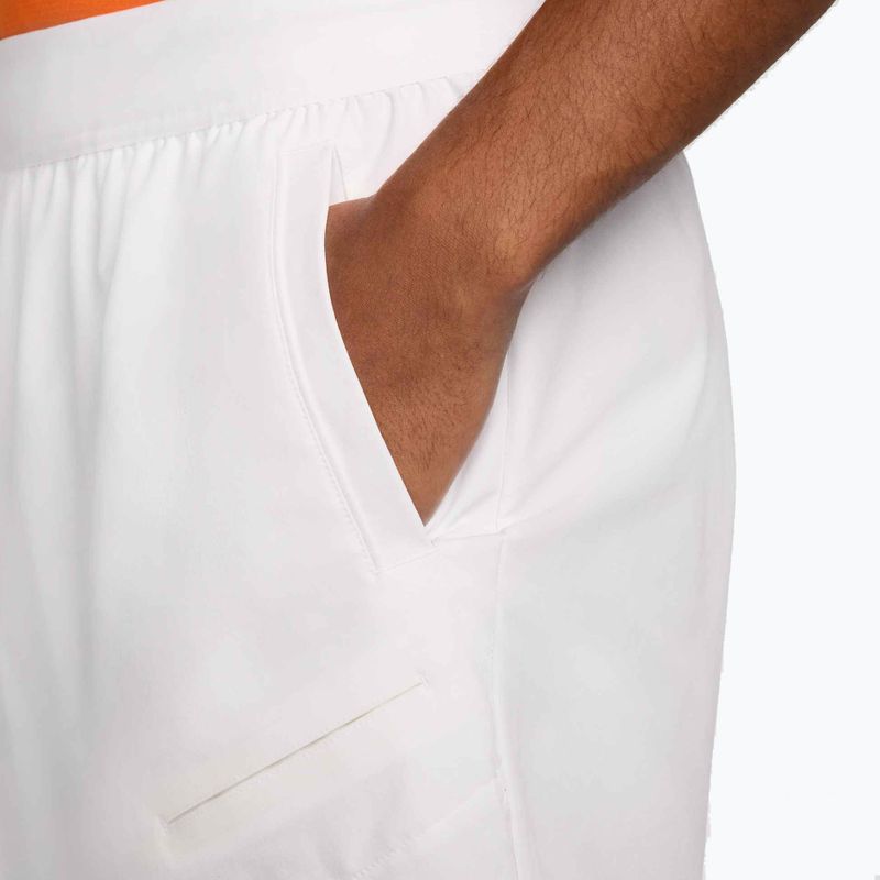 Herren-Tennisshorts Nike Court Dri-Fit Advantage 6" white/black 5