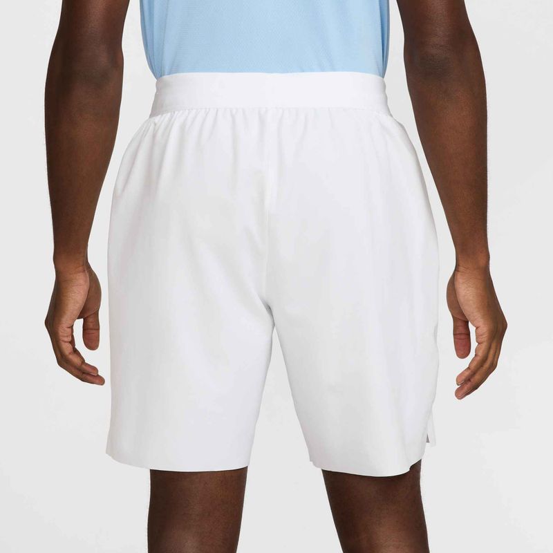 Herren Nike Court Dri-Fit Advantage 8" Tennisshorts weiß/schwarz 4