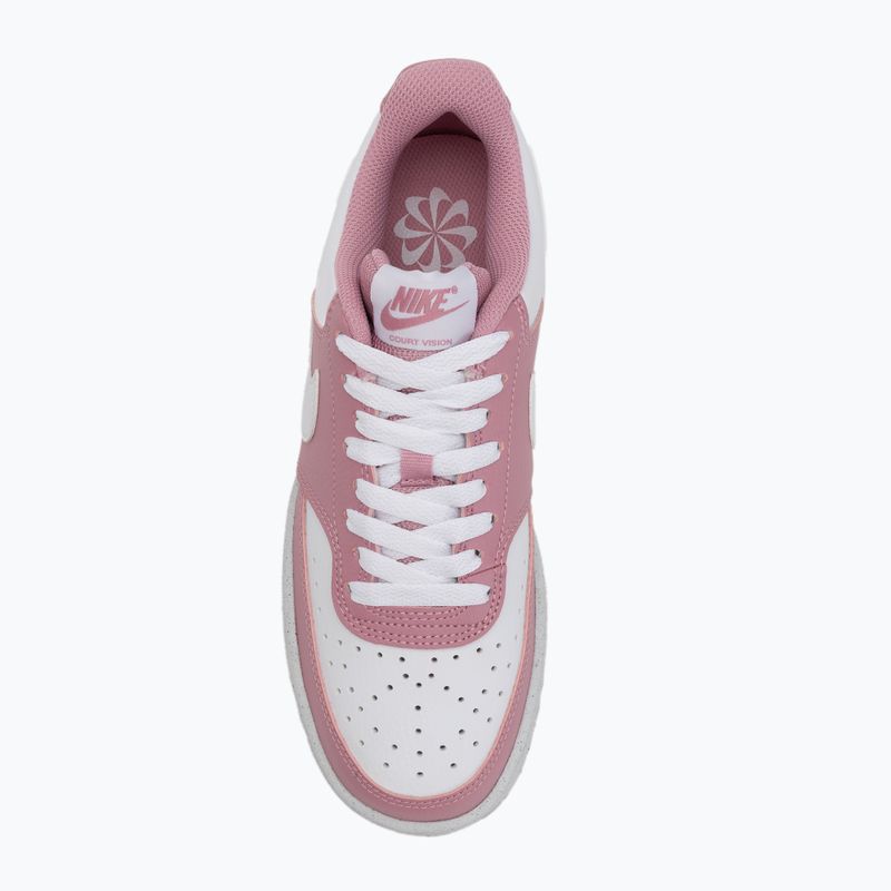 Nike Court Vision Low Next Nature Damen Schuhe elementar rosa/weiß 5